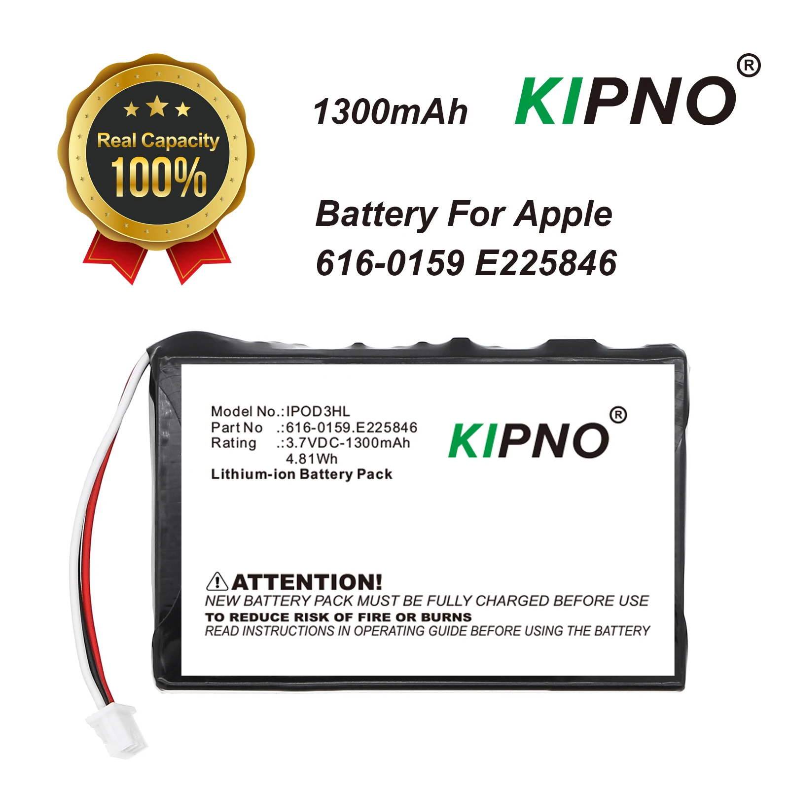 Phone Battery Replacement - KIPNO Battery For IPod 3 3G
