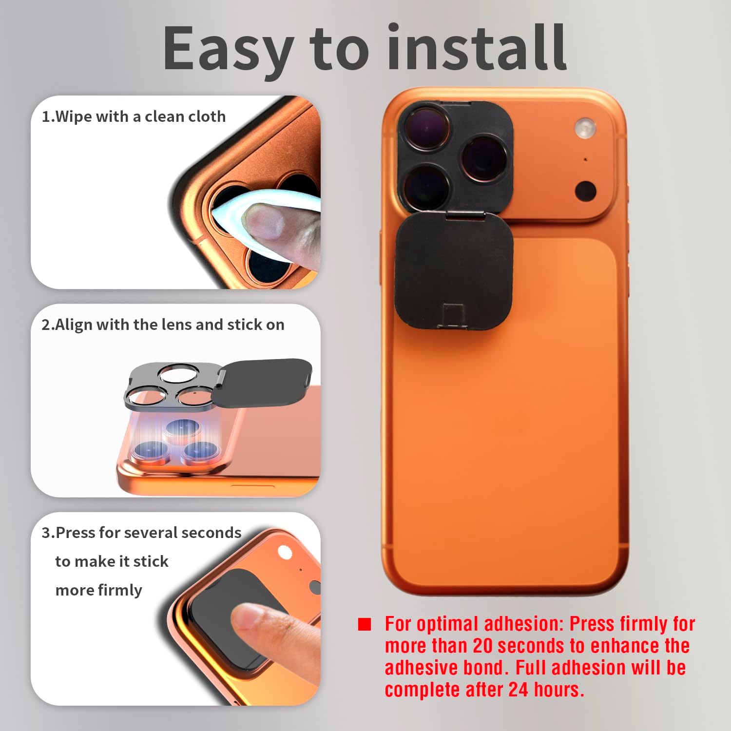 Phone Camera Lens Cover Privac - огляд і ціна Back Cover Adhesive