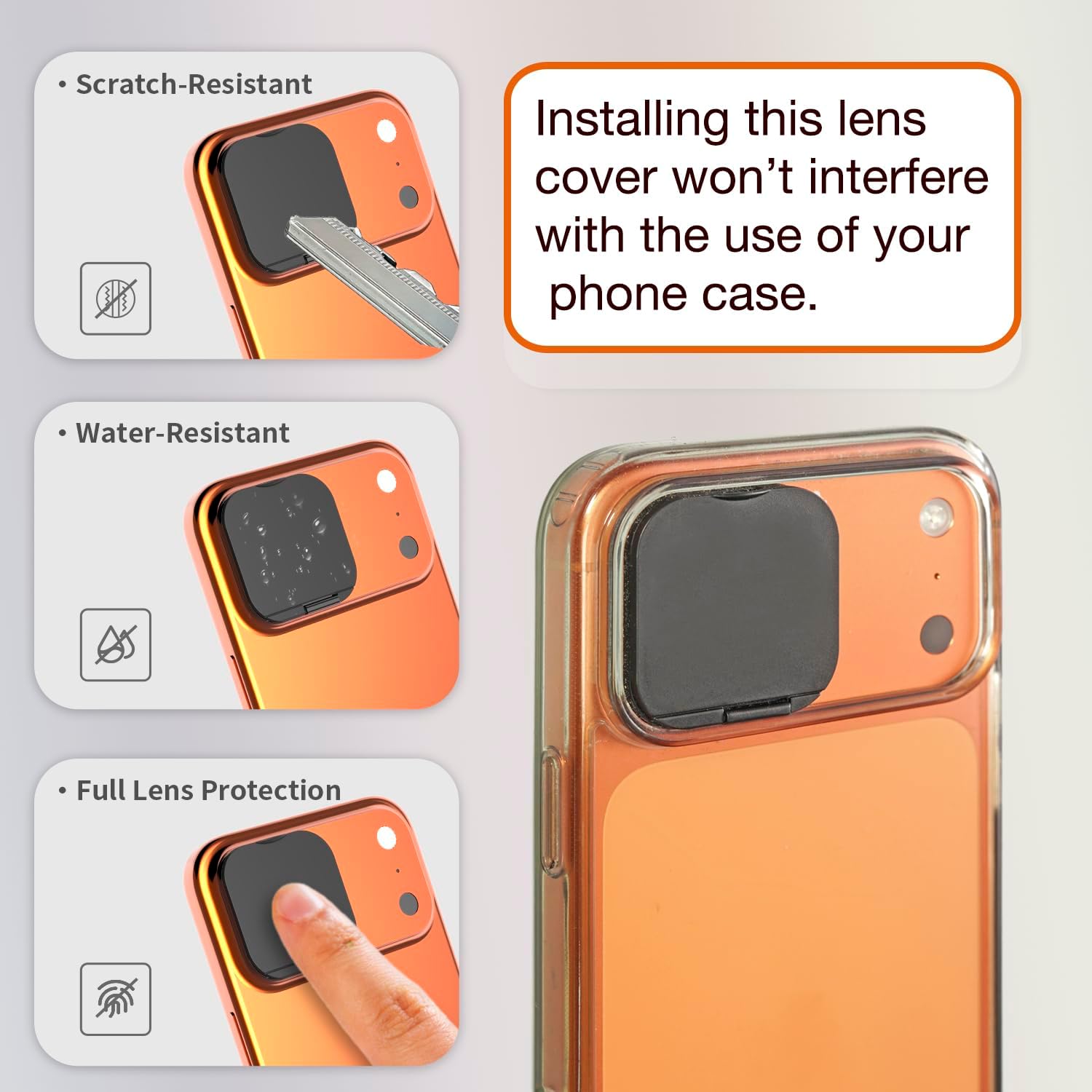 Phone Camera Lens Cover Privac - огляд і ціна Back Cover Adhesive