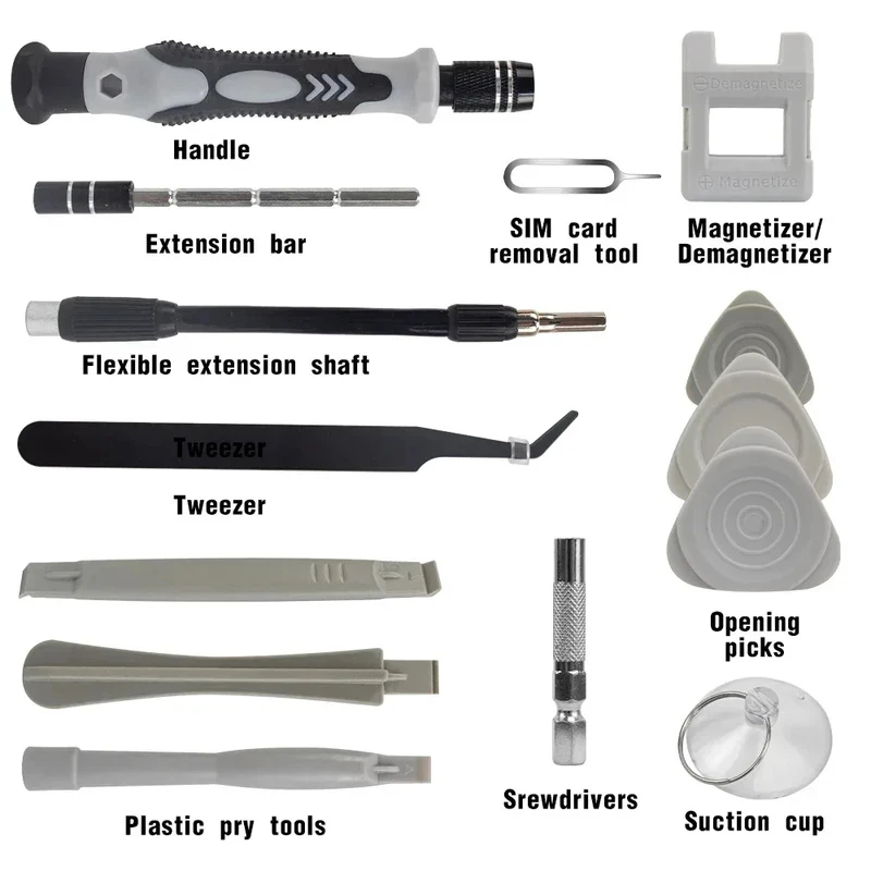 Portable 115in1 Magnetic Screw - огляд і ціна Electronics Repair Training