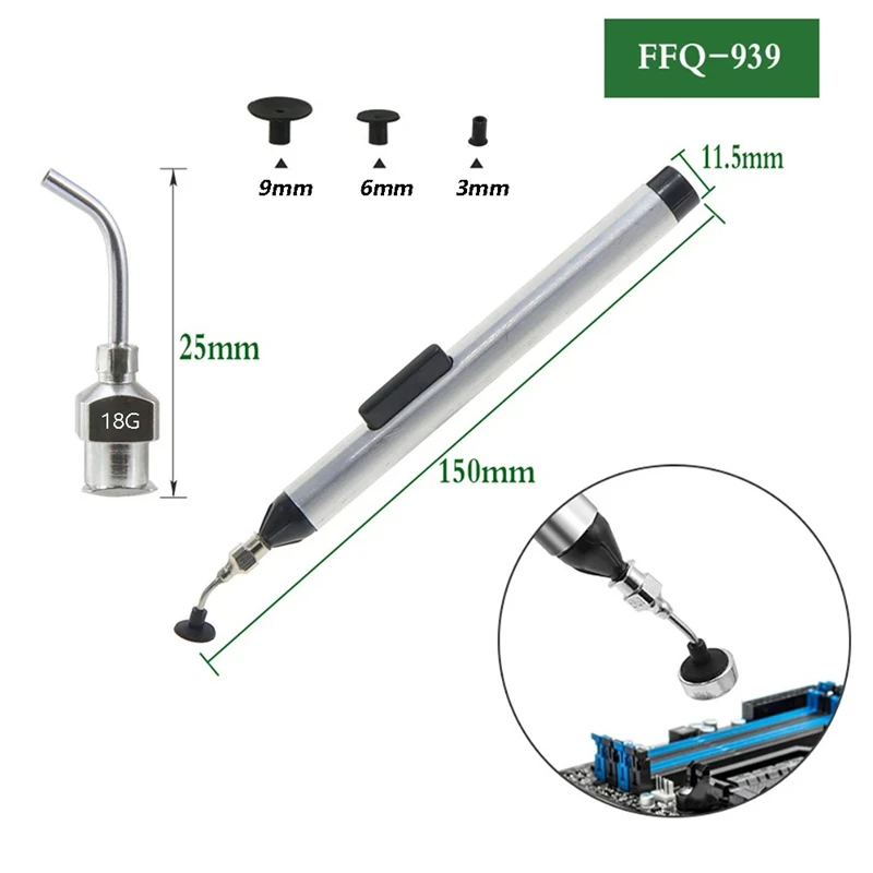 Manual Vacuum Suction Pen Kit  - огляд і ціна Electronics Repair Training