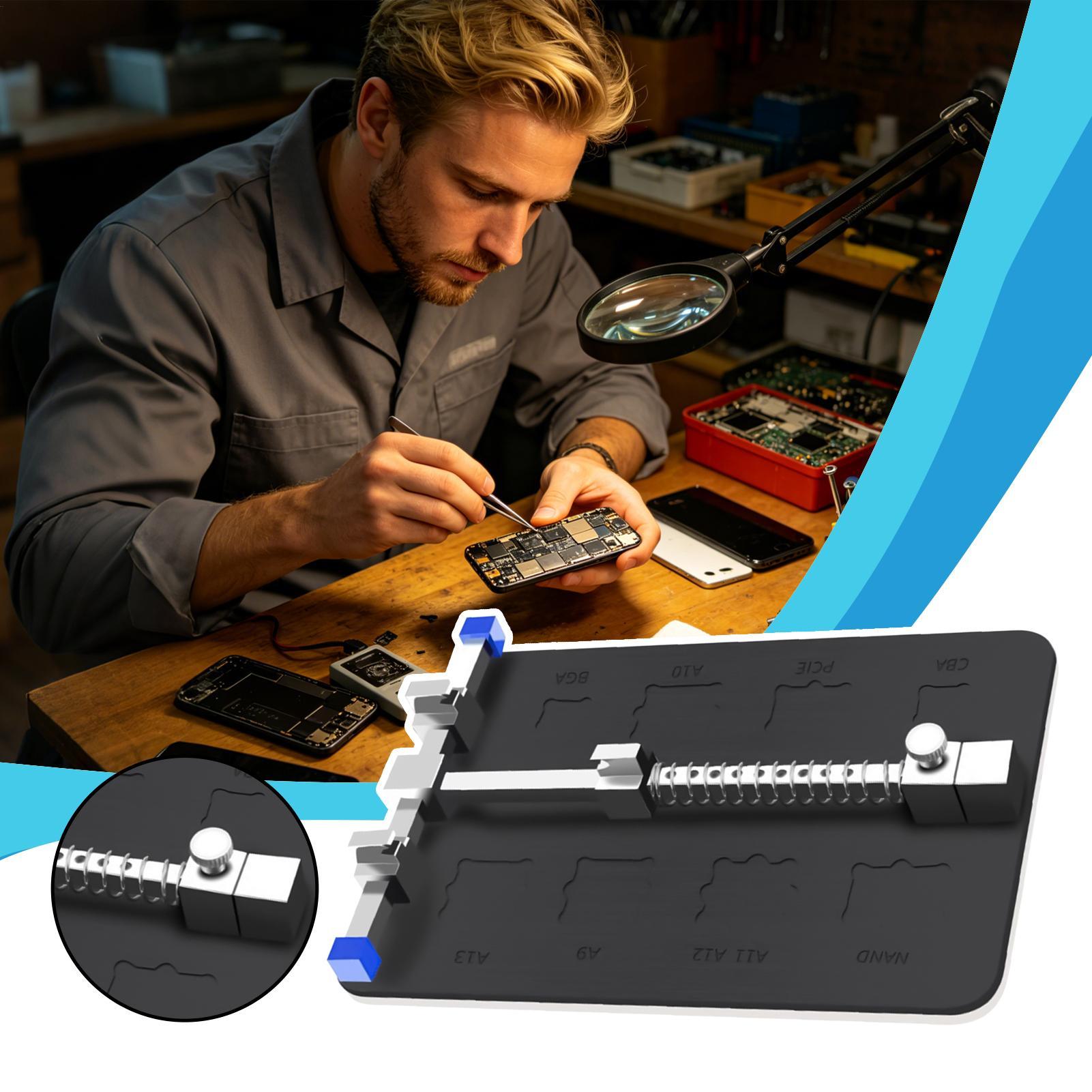 PCB Board Holder Adjustable Mo - огляд і ціна Electronics Repair For Beginners