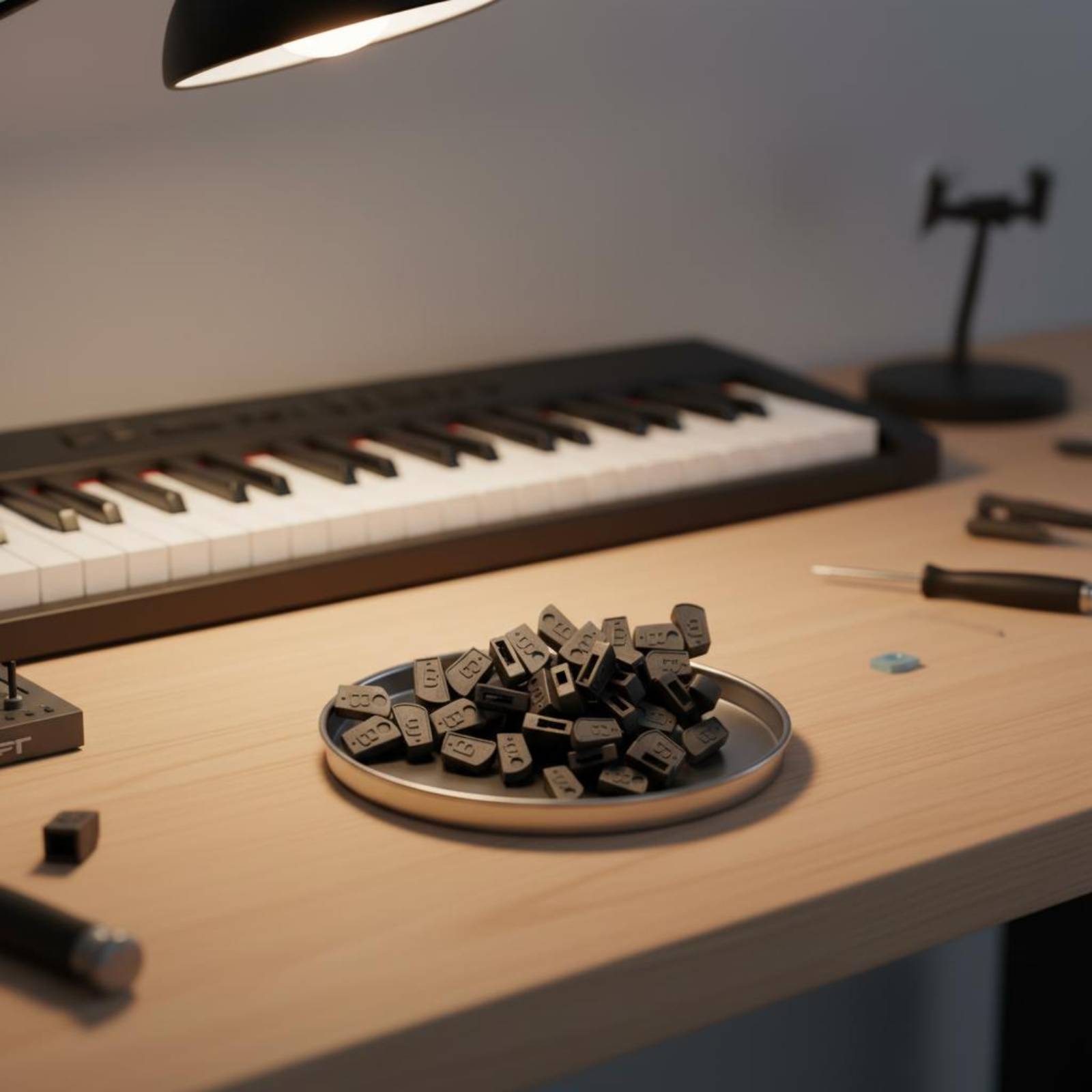 Piano Key Cushion Rubber Repla - огляд і ціна Electronics Repair For Beginners